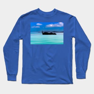 blue sea Long Sleeve T-Shirt